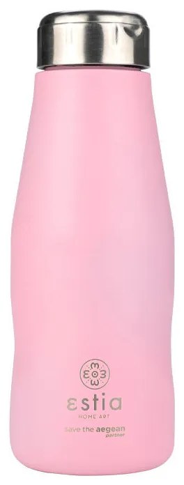 Estia 01-22310 Θερμος Travel Flask Save the Aegean 350ml, Blossom Rose