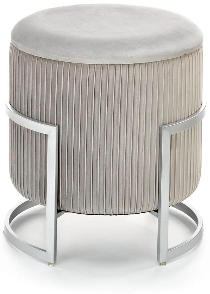 CRICKET pouffe color: light grey DIOMMI V-CH-CRICKET-PUFA-J.POPIEL