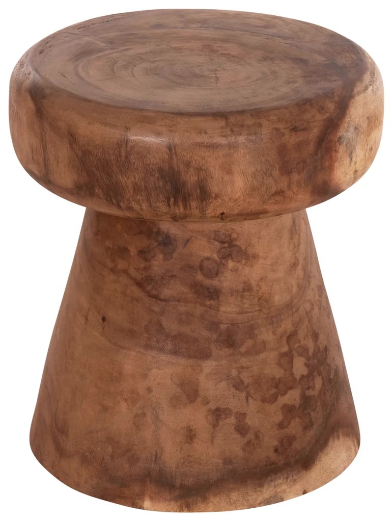 ΤΡΑΠΕΖΙ ΒΟΗΘΗΤΙΚΟ ΣΤΡΟΓΓΥΛΟ CUPRE HM9793.11 ΜΑΣΙΦ ΞΥΛΟ SUAR-ΦΥΣΙΚΟ Φ40x45Υεκ.