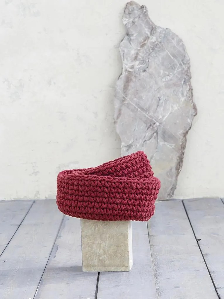 ΚΑΛΑΘΙ ΑΠΟΘΗΚΕΥΣΗΣ 19x16cm NIMA - PANIER RED