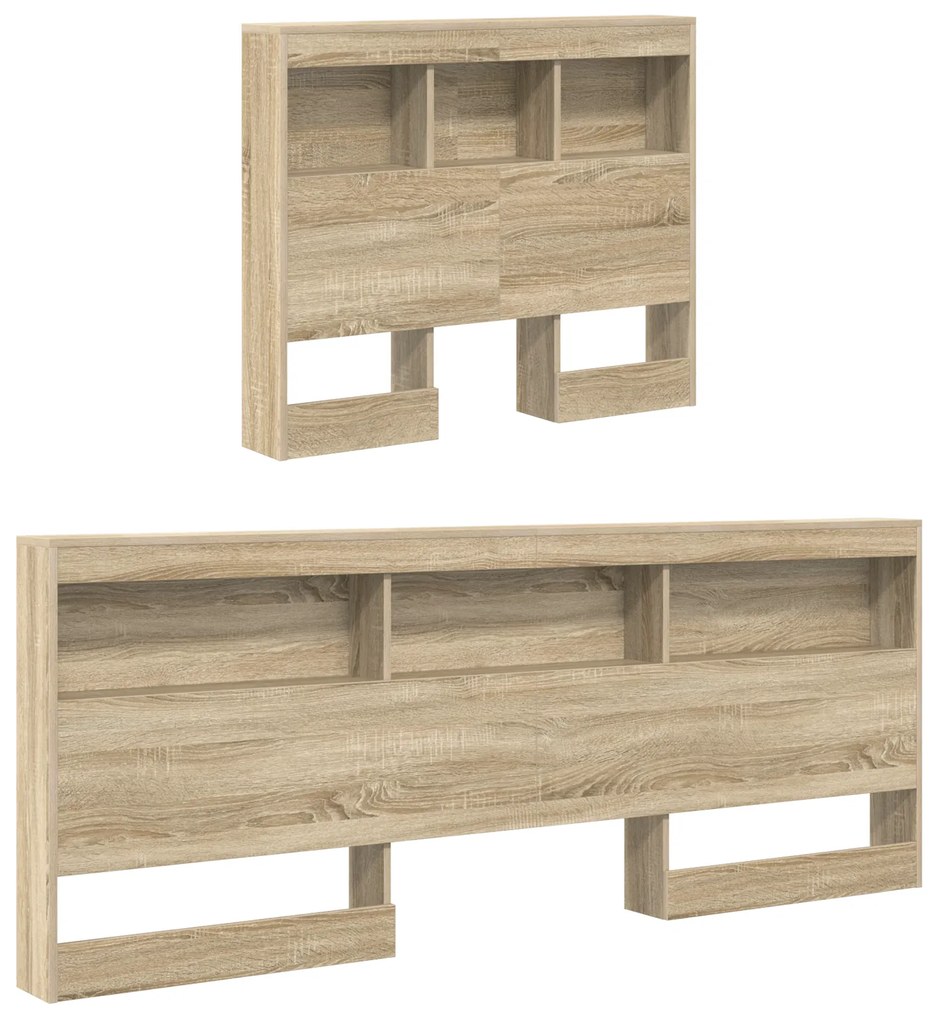 vidaXL Βιβλιοθήκη Κρεβατιού Δρύς Sonoma 75 x 190 cm Επεξεργασμένο ξύλο