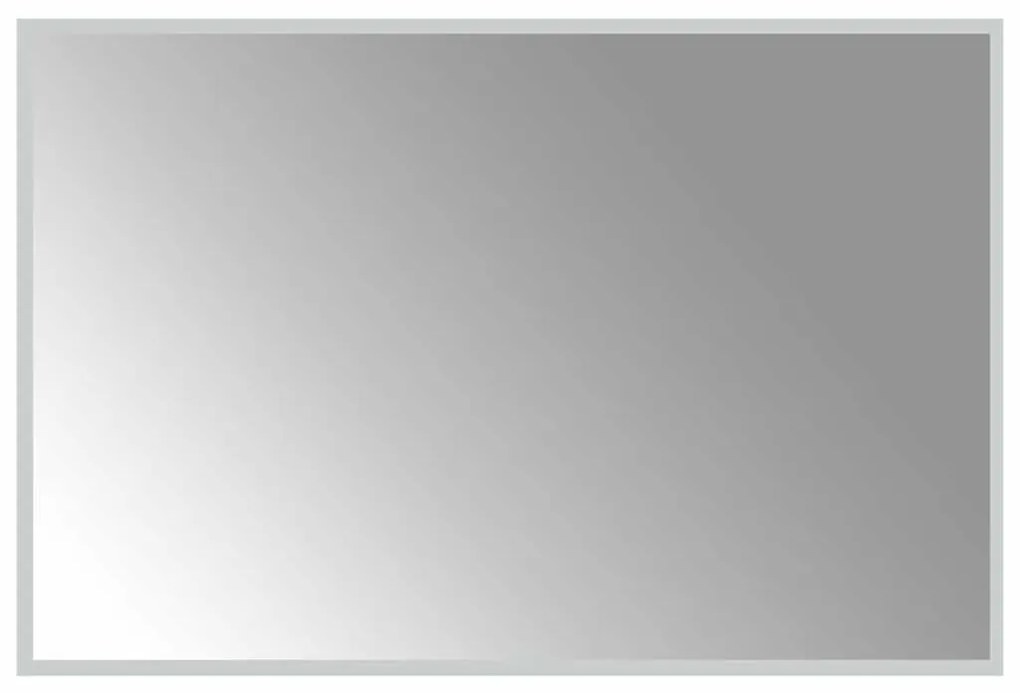 vidaXL Καθρέφτης Μπάνιου με LED 90x60 εκ.