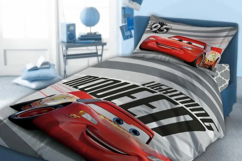 Σετ Σεντόνια Cars 873 Digital Print 3τεμ Cotton 100% 160x240 - Dimcol Disney