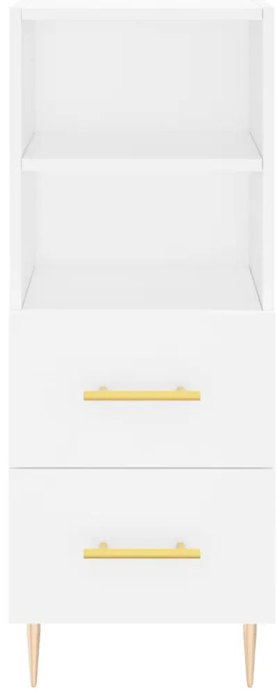 vidaXL Ντουλάπι Λευκό 34,5 x 34 x 90 εκ. από Επεξεργασμένο Ξύλο