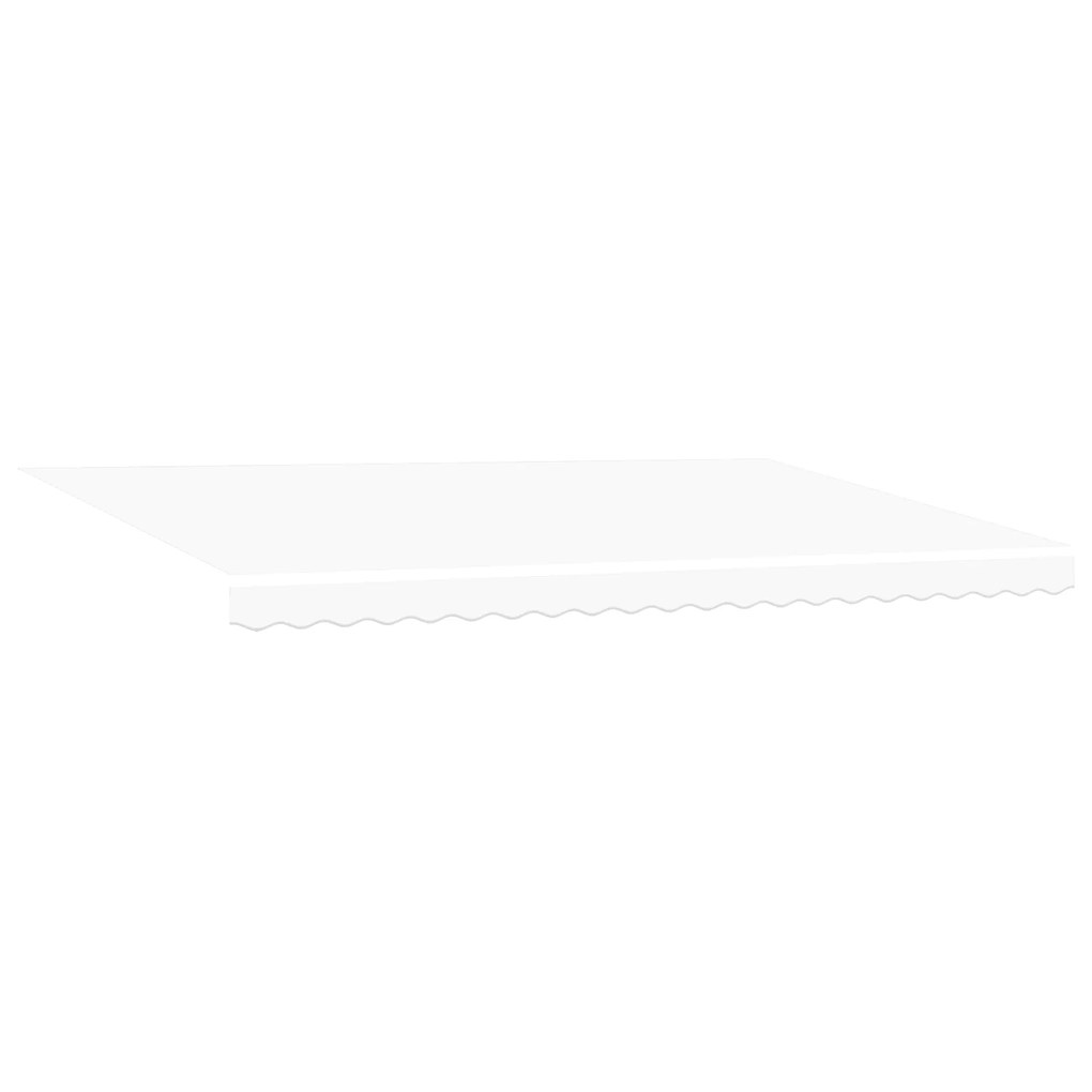 vidaXL Αυτόματη Ανασυρόμενη Τέντα με LED Λευκή 500x300 εκ