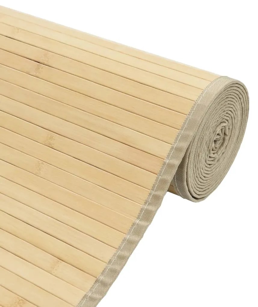 vidaXL Χαλί Ορθογώνιο Ανοιχτό Φυσικό 70 x 300 εκ. Μπαμπού