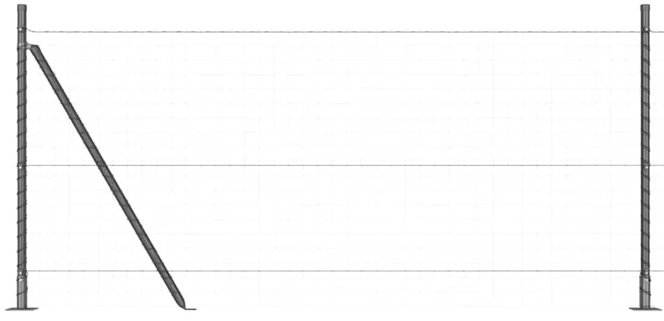 vidaXL Στύλος Περιφράξεων 7 pcs Γκρι Ατσάλι