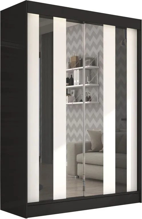 Ντουλάπα Nabi 150 συρόμενη-Drus-Kafe