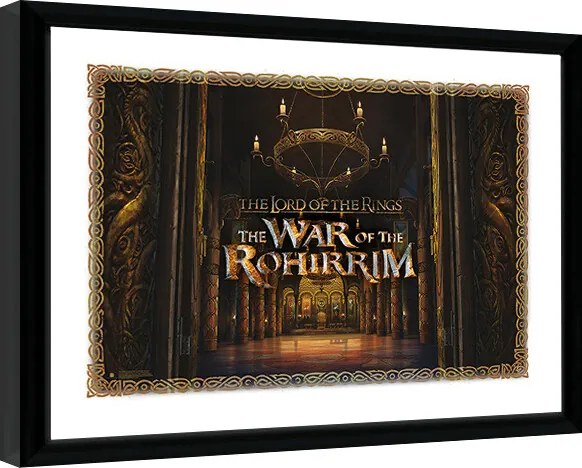 Κορνιζαρισμένη αφίσα The Lord of the Rings: The War of Rohirrim - Throne