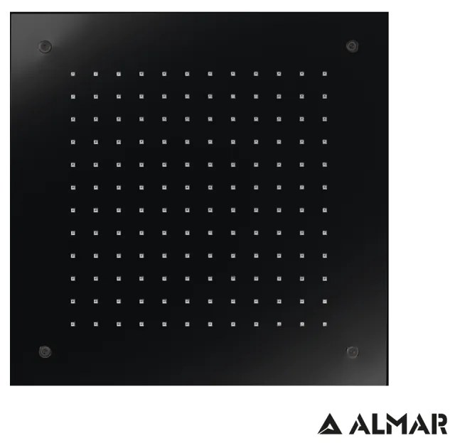 Almar Black Matt PVD Κεφαλή εντοιχισμού οροφής 1 ροής E044046-400