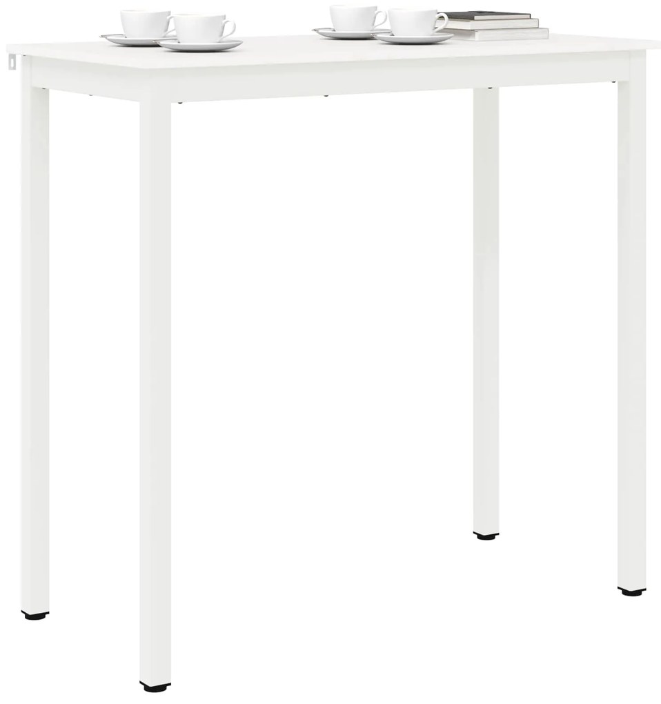 vidaXL Τραπέζι μπαρ Λευκό 110 x 55 x 105 εκ. Στερεά ξυλεία πεύκου