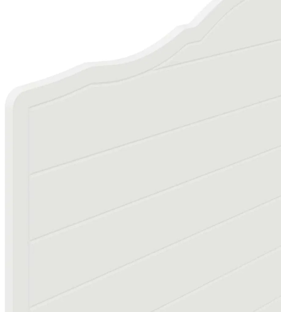 vidaXL Κεφαλάρι με κεφαλάρι Λευκό 90 cm Επεξεργασμένο ξύλο