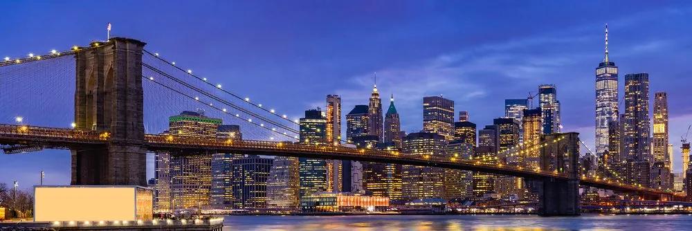 Εικόνα μαγευτική γέφυρα στο Μπρούκλιν - 150x50
