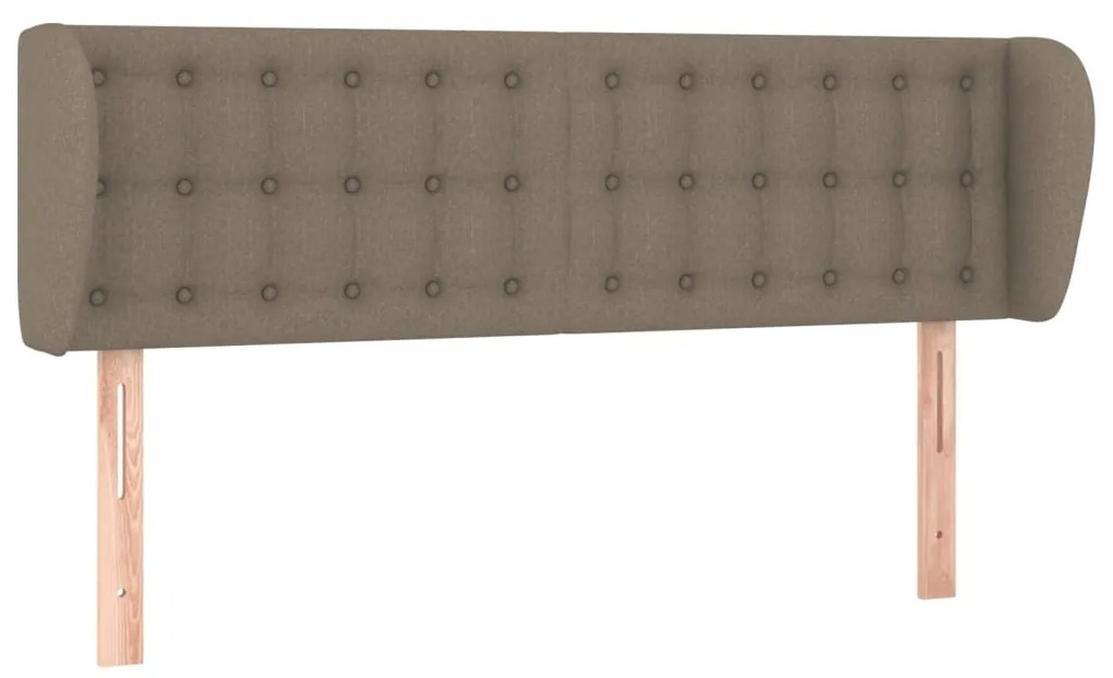 vidaXL Κεφαλάρι με Πτερύγια Taupe 147 x 23 x 78/88 εκ. Υφασμάτινο