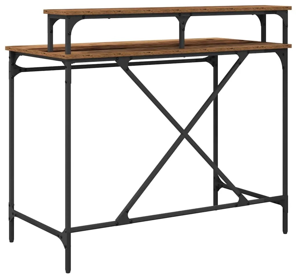 vidaXL Γραφείο Παλιό Ξύλο 100 x 50 x 90 cm Επεξεργασμένο ξύλο