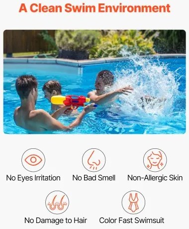 VEVOR Salt Water Chlorinator System W3T-Cell-15 for In-Ground Pool 40000 Gallons