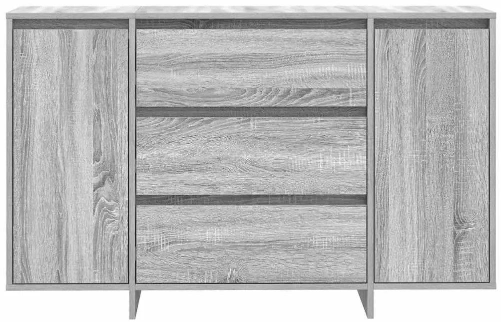 vidaXL Πλαϊνό γραφείο Γκρι sonoma 120 x 41 x 75 εκ. Επεξεργασμένο ξύλο