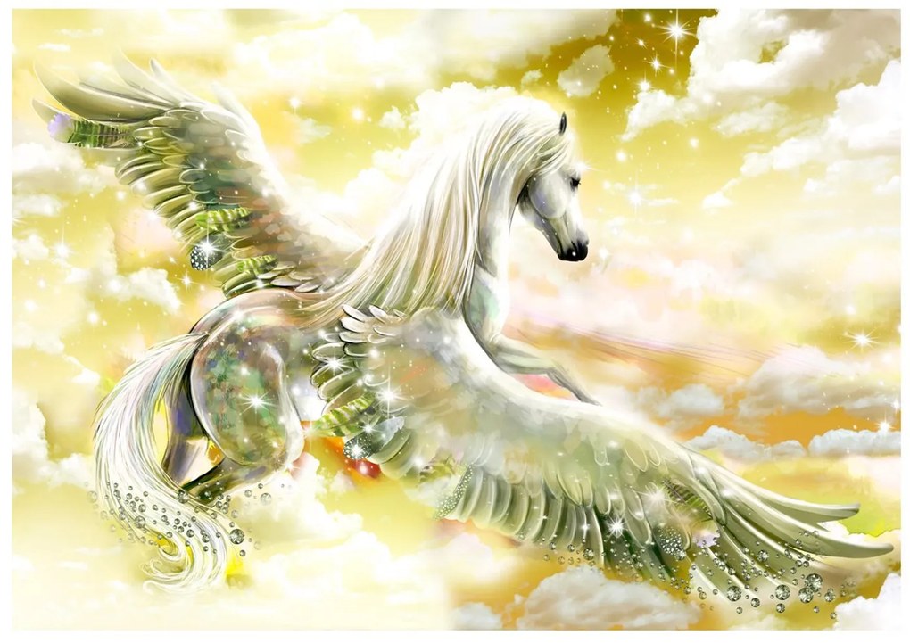 Φωτοταπετσαρία - Pegasus (Yellow) 150x105