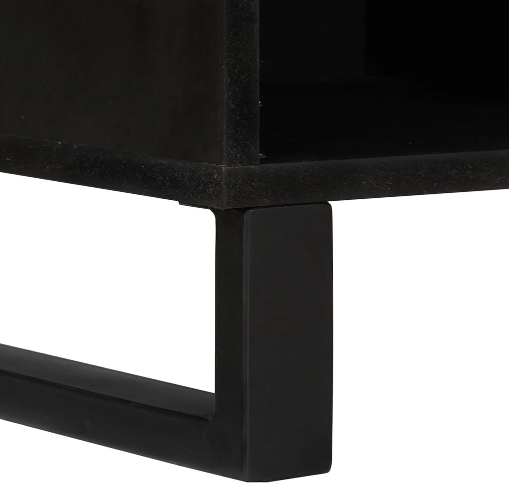 vidaXL Ντουλάπι Τηλεόρασης - 100 x 33.5 x 46 εκ, φτιαγμένο από μασίφ ξύλο μάνγκο.