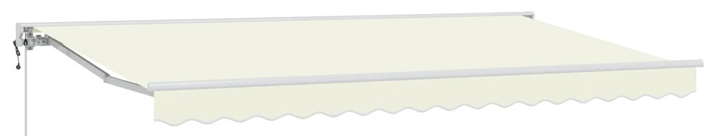 vidaXL Σκηνίτσα Αναδιπλούμενη Κρεμ 400x200 cm ύφασμα