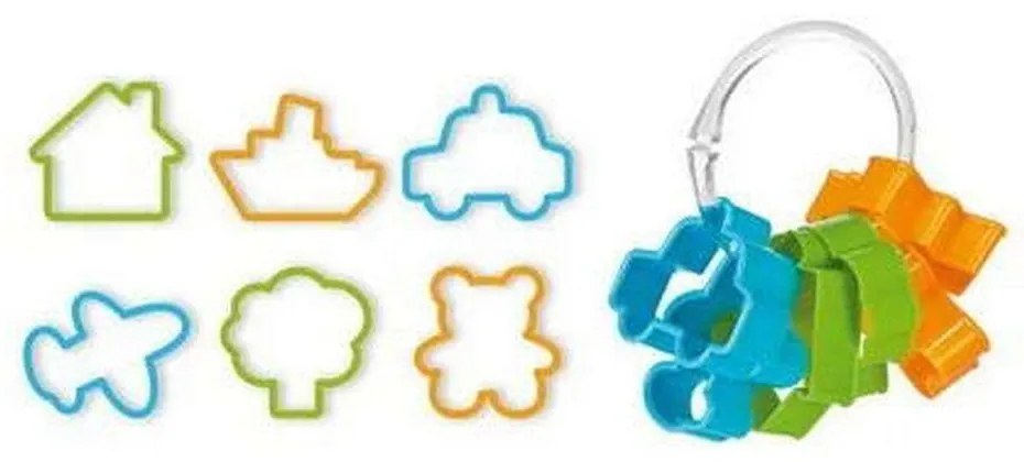 Κουπ-Πατ Για Αγόρια Delicia Kids (Σετ 6Τμχ) 630921 Multi Tescoma Plastic