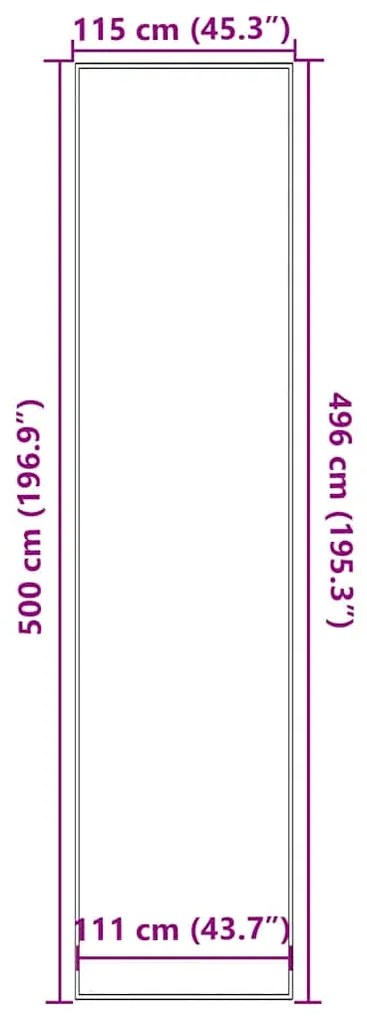 ΠΑΤΑΚΙ ΕΙΣΟΔΟΥ ΜΠΛΕ 115 X 500 ΕΚ. 4105578