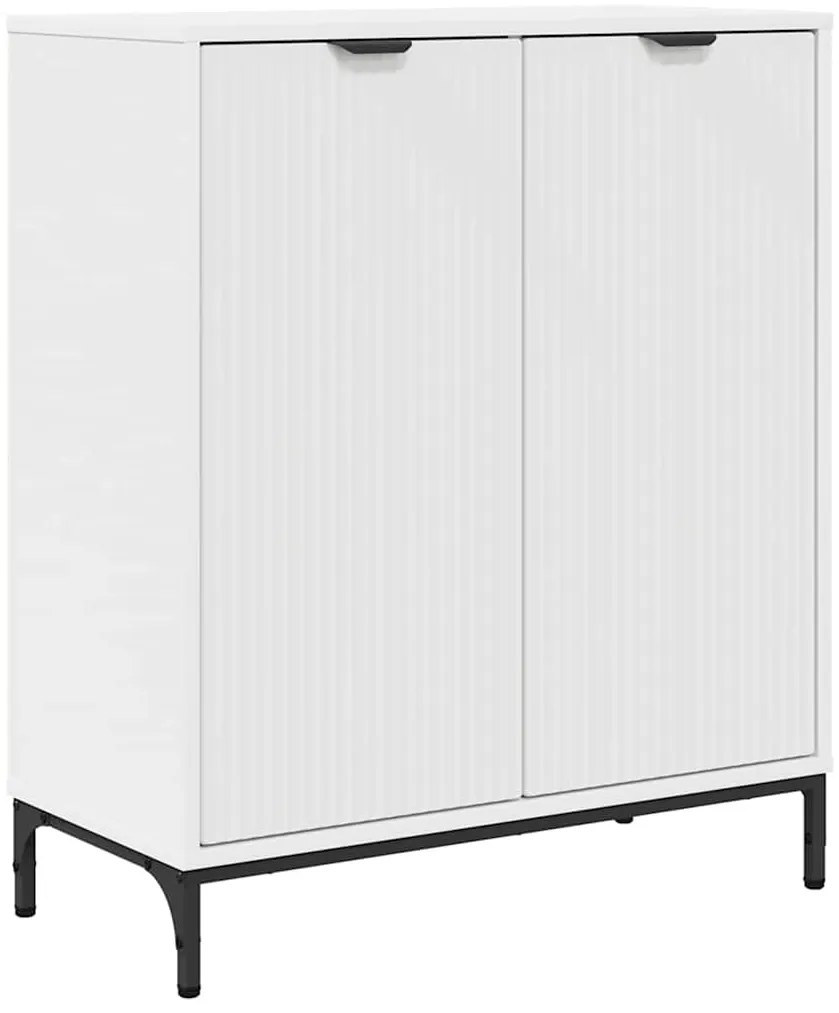 vidaXL Πλαϊνό γραφείο Λευκό 69.5 x 33 x 82 εκ. Επεξεργασμένο ξύλο