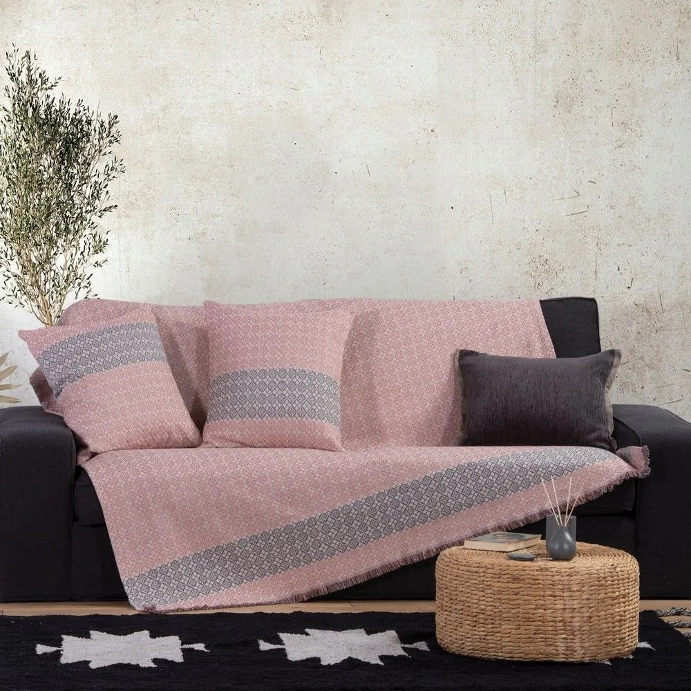 Ριχτάρι Guaver Pink Nef-Nef Armchair Βαμβάκι-Ακρυλικό