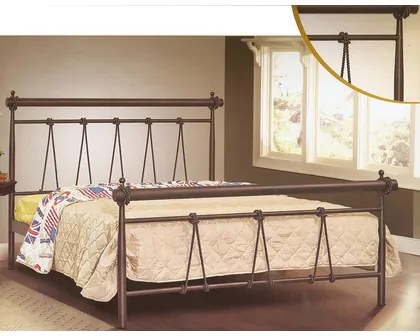 SweetDreams  Μεταλλικό Κρεβάτι Ημίδιπλο 100x200 Sweet Dreams No34 Με Επιλογή Χρώματος BEST-803244