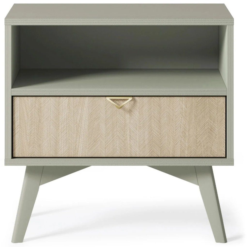 Lh-homefurniture Κομοδίνο Forest ευκάλυπτος 54x54x38cm P_FRST_EF_11