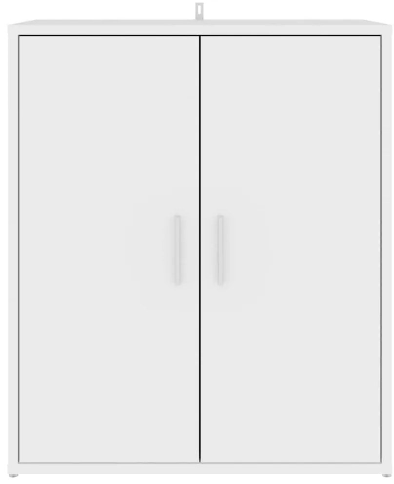 vidaXL Παπουτσοθήκη Λευκή 60 x 35 x 70 εκ. από Επεξ. Ξύλο