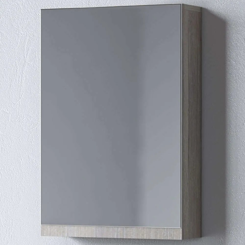 Καθρέπτης Μπάνιου Με Ντουλάπι Siena 3MSI045SD0W 45x14x55cm Dark Sonoma Μελαμίνη