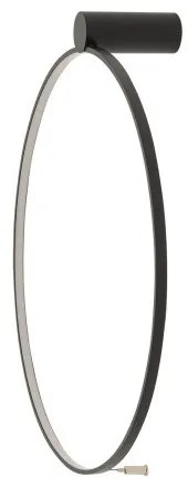 Απλίκα Φωτιστικό Τοίχου LED 18W 3000K IP20 Μαύρο Circolo 10928 Nowodvorski 10928 Μαύρο