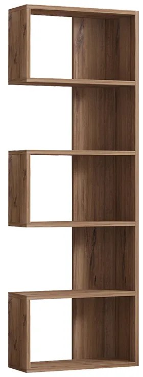 Βιβλιοθήκη Cascade pakoworld σε sonoma απόχρωση 51.8x22x150εκ