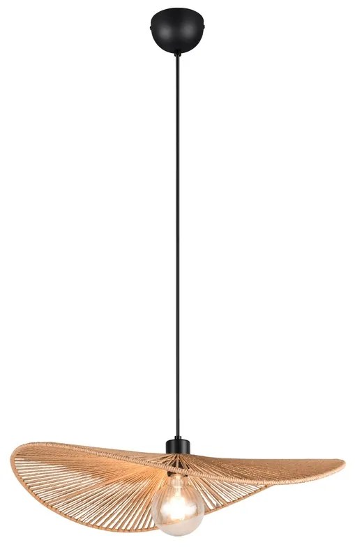 Φωτιστικό Κρεμαστό Reality Lighting -RL LAURINE R36161026 Μαύρο Ματ (Black Mat)