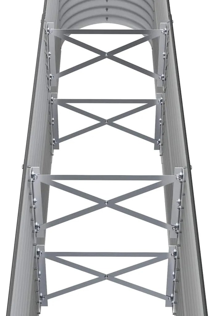 vidaXL Ζαρντινιέρα Ανθρακί 260x40x68 εκ Ατσάλι με Ηλεκτρ. Βαφή Πούδρας