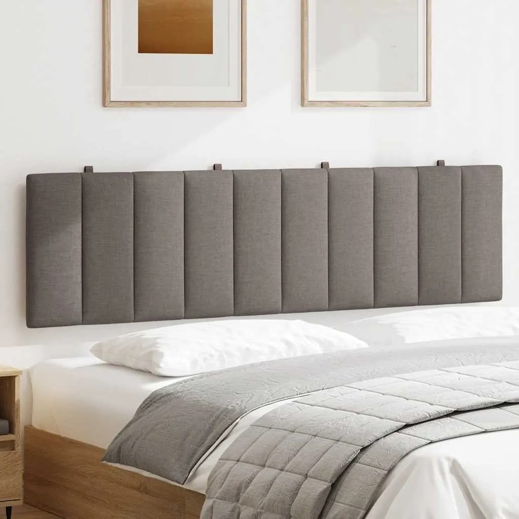 vidaXL Μαξιλάρι για Κεφαλάρι Taupe 180 εκ. Υφασμάτινο