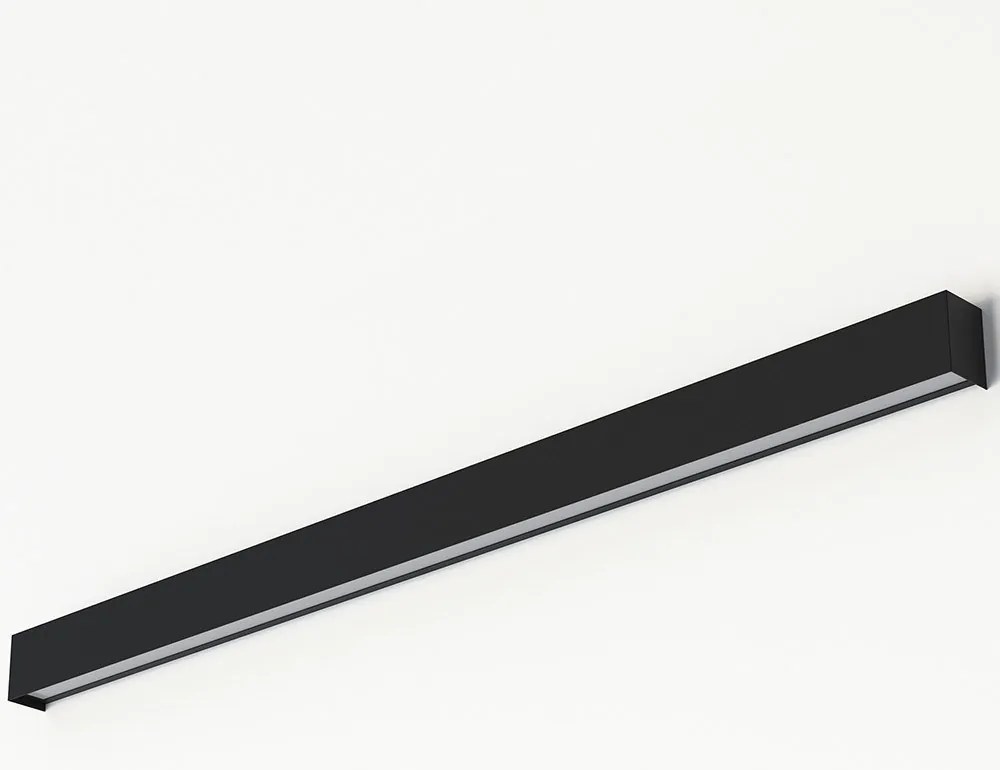 Φωτιστικό Τοίχου - Απλίκα Straight L 7595 122x7cm 22W Led Black-White Nowodvorski