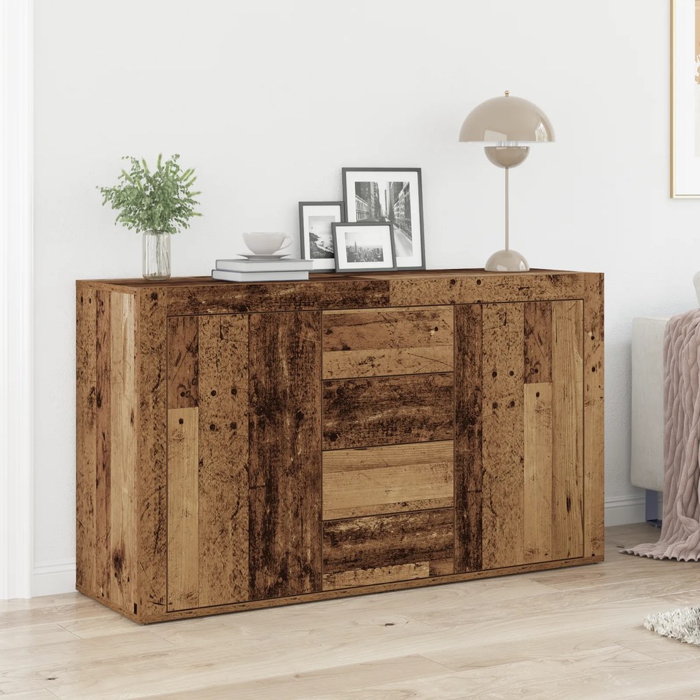 vidaXL Πλαϊνό γραφείο Παλαιό ξύλο 120 x 36 x 69 εκ Επεξεργασμένο ξύλο
