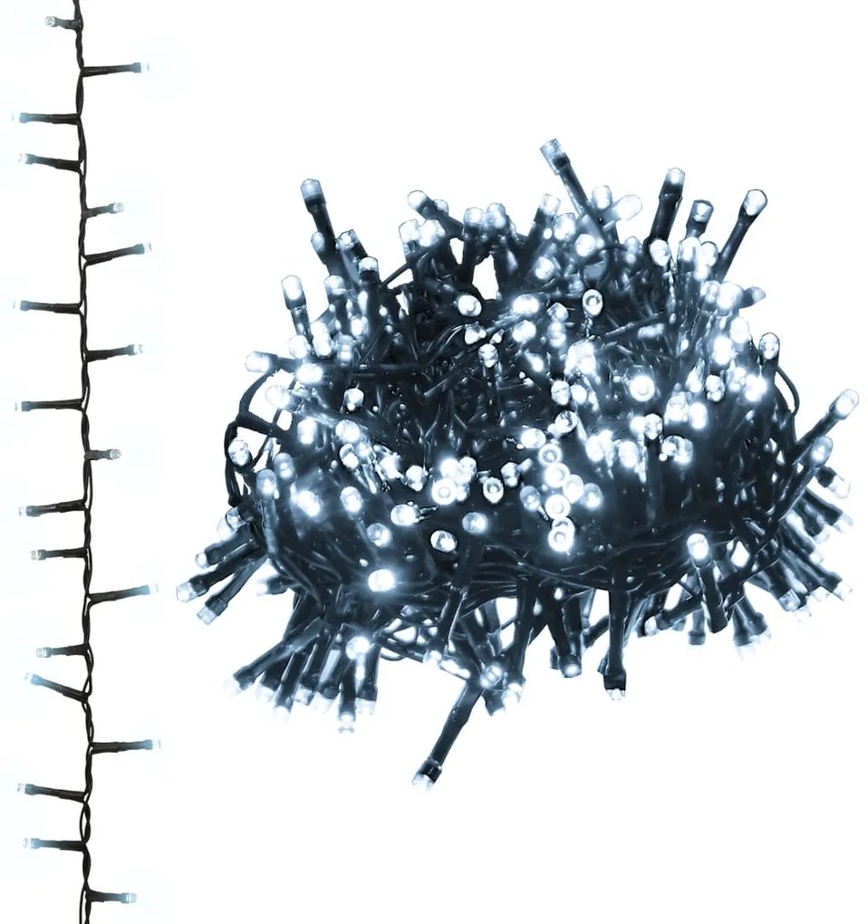 vidaXL Φωτάκια Compact με 3000 LED Ψυχρό Λευκό 65 μ. από PVC
