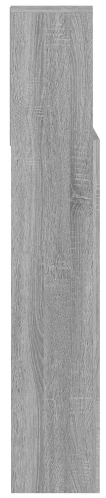vidaXL Κεφαλάρι Με Αποθηκευτικό Χώρο Γκρι Sonoma 140x19x103,5 εκ.