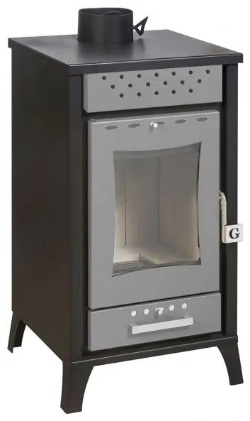 Σόμπα ξύλου MG 300 15kW GEKAS STOVES MG300 SILVER Ασημί