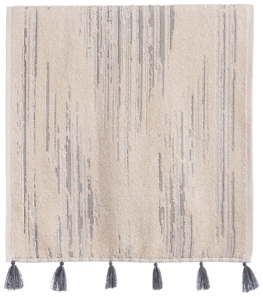 Πετσέτα Halfway Beige-Black Nef-Nef Χεριών 30x50cm 100% Βαμβάκι