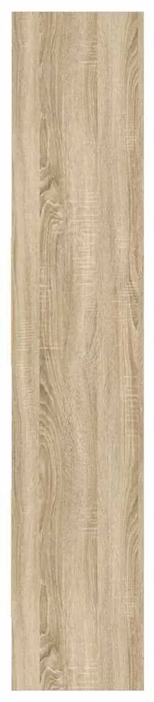 vidaXL Βιβλιοθήκη Χρώμα Sonoma Δρυς 40 x 35 x 180 εκ. από Επεξ. Ξύλο