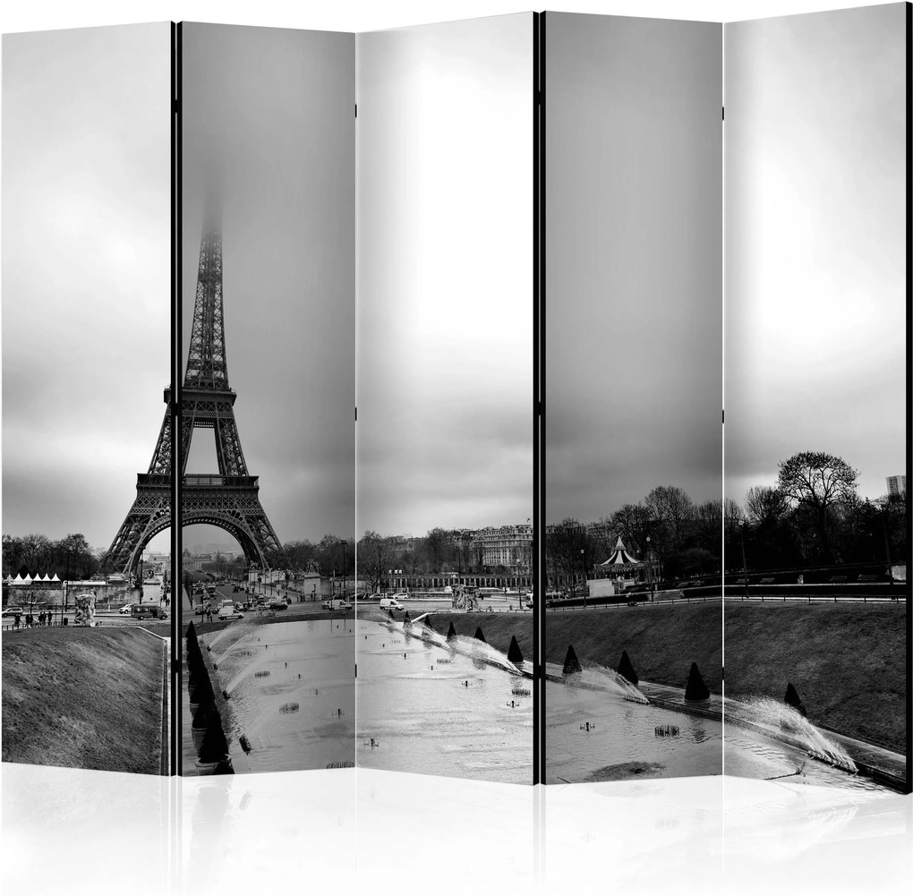 Διαχωριστικό με 5 τμήματα - Paris: Eiffel Tower II [Room Dividers]