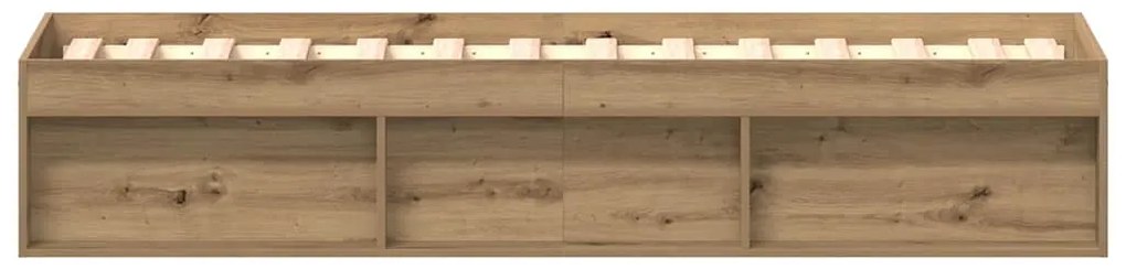 vidaXL Πλαίσιο κρεβατιού χωρίς στρώμα 90x200 εκ. Επεξεργασμένο Ξύλο
