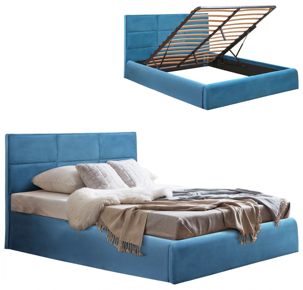 Intrahome ΚΡΕΒΑΤΙ CHCASABLANCACASABLANCALTCASABLANCAIECASABLANCAUROUCASABLANCABU_DHCASABLANCABI ΒΕΛΟΥΔΟ ΠΕΤΡΟΛ ΜΕ ΑΠΟΘΗΚΕΥΤΙΚΟ ΧΩΡΟ 160x200 εκ. .18 intraho-1610667