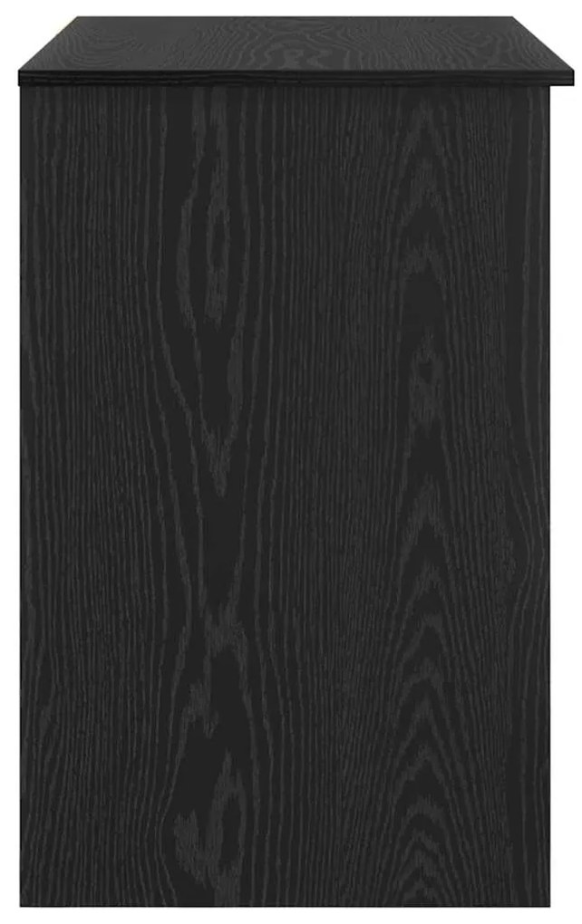 vidaXL Γραφείο Μαύρη δρυς 90 x 49.5 x 75 εκ. Επεξεργασμένο ξύλο