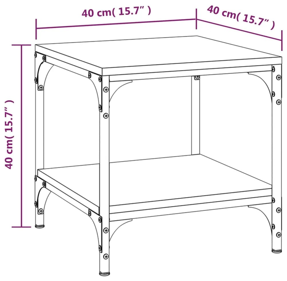 ΒΟΗΘΗΤΙΚΟ ΤΡΑΠΕΖΙ ΓΚΡΙ SONOMA 40X40X40 ΕΚ. ΕΠΕΞΕΡΓΑΣΜΕΝΟ ΞΥΛΟ 819383