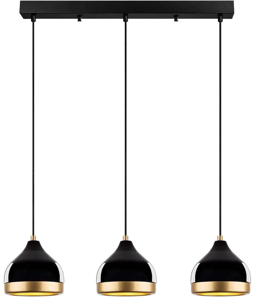 Φωτιστικό Οροφής - Ράγα Yildo 892OPV2133 67x17x111cm 3xE27 40W Black Opviq